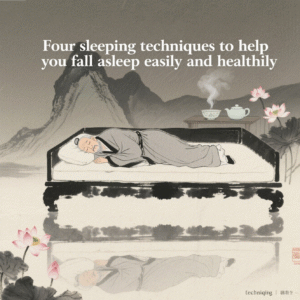 Four Ancient Chinese Sleep Techniques - Enhanced Scientific Elaboration 4种睡仙功